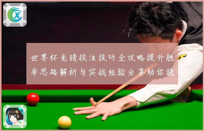 世界杯竞猜投注技巧全攻略提升胜率思路解析与实战经验分享助你稳步提高预测水平⚽